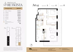 4 pokoje, mieszkanie 84,48 m², parter, oferta nr A.0.4, Przystań Retkinia, Łódź, Polesie, Lublinek-Pienista, ul. Pienista 55