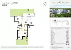 4 pokoje, mieszkanie 86,73 m², parter, oferta nr S1.0.02, Ogrody Julianów, Łódź, Bałuty, Julianów, ul. Zgierska 188