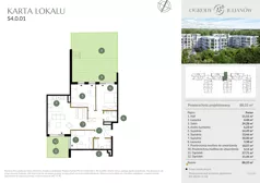 4 pokoje, mieszkanie 88,33 m², parter, oferta nr S4.0.01, Ogrody Julianów, Łódź, Bałuty, Julianów, ul. Zgierska 188