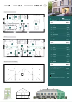 Dom 180,09 m², oferta nr 06.B, Spokojny Wilanów, Warszawa, Wilanów, Zawady, ul. Ruczaj