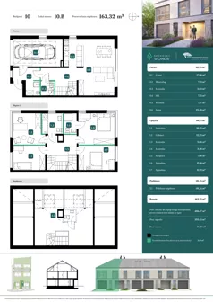 Dom 163,32 m², oferta nr 10.B, Spokojny Wilanów, Warszawa, Wilanów, Zawady, ul. Ruczaj