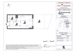 1 pokój, mieszkanie 25,03 m², parter, oferta nr 5, Apartamenty Teligi, Marki, ul. Leonida Teligi