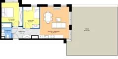 3 pokoje, mieszkanie 57,96 m², piętro 1, oferta nr 78, Apartamenty Teligi, Marki, ul. Leonida Teligi