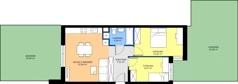 3 pokoje, mieszkanie 58,73 m², parter, oferta nr 3, Apartamenty Teligi, Marki, ul. Leonida Teligi