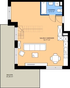 2 pokoje, mieszkanie 100,64 m², piętro 4, oferta nr 108, Apartamenty Teligi, Marki, ul. Leonida Teligi
