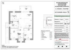 3 pokoje, mieszkanie 66,51 m², piętro 1, oferta nr 31_2, Osiedle Mieszka I, Radzymin, ul. Mieszka I