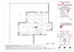 4 pokoje, mieszkanie 74,76 m², piętro 1, oferta nr 12, Osiedle Poetów, Radzymin, ul. Słowackiego