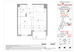 2 pokoje, mieszkanie 38,80 m², parter, oferta nr 66, Osiedle Poetów, Radzymin, ul. Słowackiego