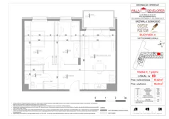 3 pokoje, mieszkanie 55,35 m², piętro 1, oferta nr 69, Osiedle Poetów, Radzymin, ul. Słowackiego
