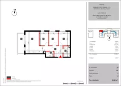 4 pokoje, mieszkanie 59,98 m², piętro 2, oferta nr 23, Mochtyńska - bud. A2, Warszawa, Białołęka, Kobiałka, ul. Mochtyńska 56A