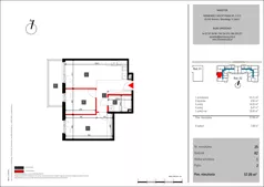 3 pokoje, mieszkanie 57,09 m², piętro 2, oferta nr 25, Mochtyńska - bud. A2, Warszawa, Białołęka, Kobiałka, ul. Mochtyńska 56A