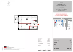 2 pokoje, mieszkanie 39,93 m², piętro 2, oferta nr 109, SKRAJNA 9, Ząbki, ul. Skrajna 9