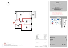 3 pokoje, mieszkanie 52,10 m², piętro 3, oferta nr 115, SKRAJNA 9, Ząbki, ul. Skrajna 9