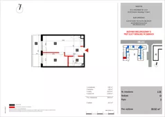 2 pokoje, mieszkanie 39,92 m², piętro 3, oferta nr 118, SKRAJNA 9, Ząbki, ul. Skrajna 9