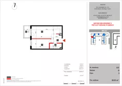 2 pokoje, mieszkanie 39,93 m², piętro 3, oferta nr 122, SKRAJNA 9, Ząbki, ul. Skrajna 9