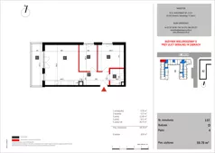 3 pokoje, mieszkanie 59,79 m², piętro 4, oferta nr 137, SKRAJNA 9, Ząbki, ul. Skrajna 9