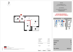 2 pokoje, mieszkanie 35,20 m², piętro 2, oferta nr 16, SKRAJNA 9, Ząbki, ul. Skrajna 9