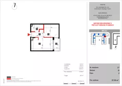 2 pokoje, mieszkanie 37,59 m², piętro 2, oferta nr 17, SKRAJNA 9, Ząbki, ul. Skrajna 9
