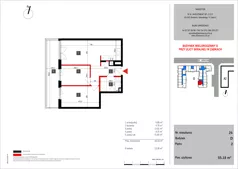 3 pokoje, mieszkanie 55,18 m², piętro 2, oferta nr 24, SKRAJNA 9, Ząbki, ul. Skrajna 9