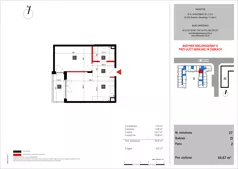 2 pokoje, mieszkanie 44,67 m², piętro 2, oferta nr 27, SKRAJNA 9, Ząbki, ul. Skrajna 9