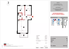 3 pokoje, mieszkanie 57,47 m², piętro 1, oferta nr 64, SKRAJNA 9, Ząbki, ul. Skrajna 9