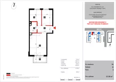 3 pokoje, mieszkanie 57,50 m², piętro 3, oferta nr 70, SKRAJNA 9, Ząbki, ul. Skrajna 9