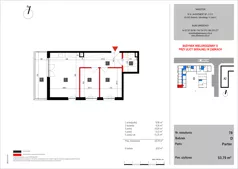 3 pokoje, mieszkanie 53,79 m², parter, oferta nr 78, SKRAJNA 9, Ząbki, ul. Skrajna 9