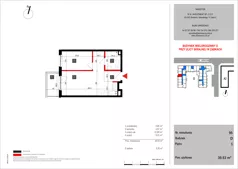 2 pokoje, mieszkanie 39,53 m², piętro 1, oferta nr 95, SKRAJNA 9, Ząbki, ul. Skrajna 9