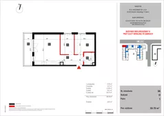 3 pokoje, mieszkanie 59,79 m², piętro 1, oferta nr 98, SKRAJNA 9, Ząbki, ul. Skrajna 9