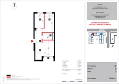 3 pokoje, mieszkanie 51,96 m², piętro 2, oferta nr 99, SKRAJNA 9, Ząbki, ul. Skrajna 9