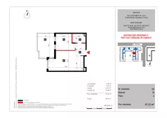 2 pokoje, mieszkanie 47,12 m², piętro 1, oferta nr 12, SKRAJNA 9, Ząbki, ul. Skrajna 9