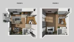 1 pokój, mieszkanie 68,56 m², piętro 2, oferta nr A/17, Osiedle Park Świetlików, Wrocław, Maślice, Aleja Śliwowa 21