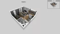 1 pokój, mieszkanie 68,56 m², piętro 2, oferta nr A/17, Osiedle Park Świetlików, Wrocław, Maślice, Aleja Śliwowa 21