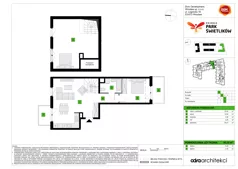 1 pokój, mieszkanie 83,32 m², piętro 2, oferta nr A/27, Osiedle Park Świetlików, Wrocław, Maślice, Aleja Śliwowa 21