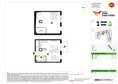 1 pokój, mieszkanie 61,63 m², piętro 2, oferta nr A/29, Osiedle Park Świetlików, Wrocław, Maślice, Aleja Śliwowa 21