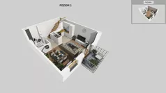 1 pokój, mieszkanie 61,63 m², piętro 2, oferta nr A/29, Osiedle Park Świetlików, Wrocław, Maślice, Aleja Śliwowa 21