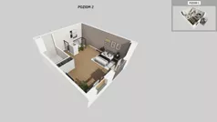 1 pokój, mieszkanie 61,63 m², piętro 2, oferta nr A/29, Osiedle Park Świetlików, Wrocław, Maślice, Aleja Śliwowa 21