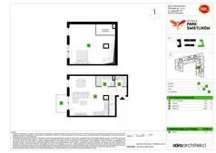 1 pokój, mieszkanie 67,86 m², piętro 2, oferta nr A/59, Osiedle Park Świetlików, Wrocław, Maślice, Aleja Śliwowa 21