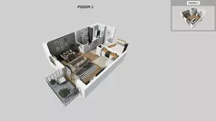 1 pokój, mieszkanie 67,86 m², piętro 2, oferta nr A/59, Osiedle Park Świetlików, Wrocław, Maślice, Aleja Śliwowa 21