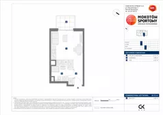 1 pokój, mieszkanie 25,72 m², piętro 2, oferta nr E/11, Mokotów Sportowy 1.3, Warszawa, Mokotów, Augustówka, ul. Antoniewska