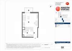 1 pokój, mieszkanie 28,80 m², piętro 1, oferta nr D/2, Mokotów Sportowy 1.3, Warszawa, Mokotów, Augustówka, ul. Antoniewska