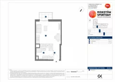 1 pokój, mieszkanie 28,80 m², piętro 3, oferta nr D/16, Mokotów Sportowy 1.3, Warszawa, Mokotów, Augustówka, ul. Antoniewska