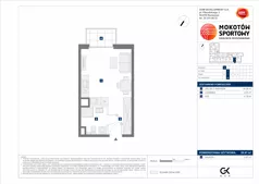 1 pokój, mieszkanie 26,81 m², piętro 1, oferta nr D/36, Mokotów Sportowy 1.3, Warszawa, Mokotów, Augustówka, ul. Antoniewska