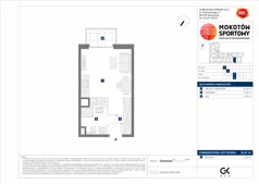 1 pokój, mieszkanie 26,81 m², piętro 3, oferta nr D/48, Mokotów Sportowy 1.3, Warszawa, Mokotów, Augustówka, ul. Antoniewska