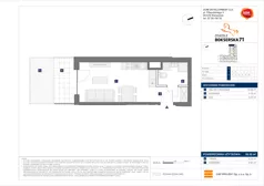 1 pokój, mieszkanie 25,38 m², piętro 1, oferta nr D/6, Bokserska 71 etap 2.3, Warszawa, Ursynów, Wyczółki, ul. Bokserska