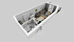 1 pokój, mieszkanie 25,38 m², piętro 1, oferta nr D/6, Bokserska 71 etap 2.3, Warszawa, Ursynów, Wyczółki, ul. Bokserska