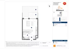 1 pokój, mieszkanie 25,43 m², parter, oferta nr D/3, Bokserska 71 etap 2.3, Warszawa, Ursynów, Wyczółki, ul. Bokserska