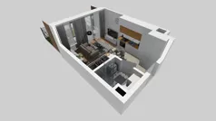 1 pokój, mieszkanie 25,43 m², parter, oferta nr D/3, Bokserska 71 etap 2.3, Warszawa, Ursynów, Wyczółki, ul. Bokserska