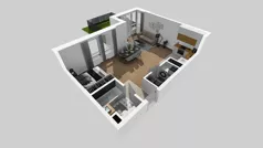 1 pokój, mieszkanie 55,19 m², parter, oferta nr D/2, Osiedle Wilno 8.1.2, Warszawa, Targówek, Elsnerów, ul. Bukowiecka
