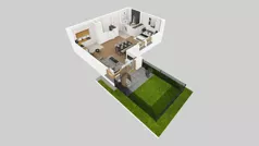 1 pokój, mieszkanie 55,19 m², parter, oferta nr D/2, Osiedle Wilno 8.1.2, Warszawa, Targówek, Elsnerów, ul. Bukowiecka